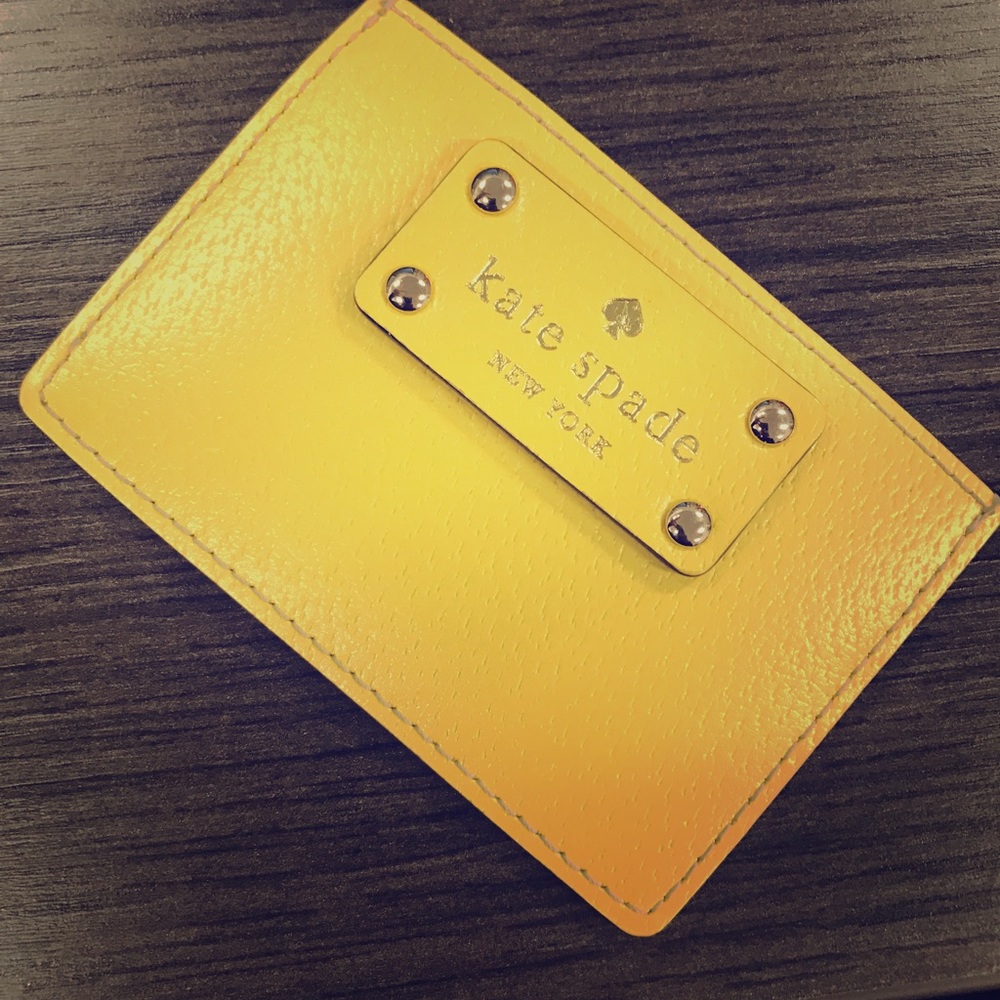 Kate Spade leather card holder